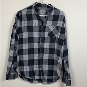 Brunswick Garments black and grey cotton shirt szL